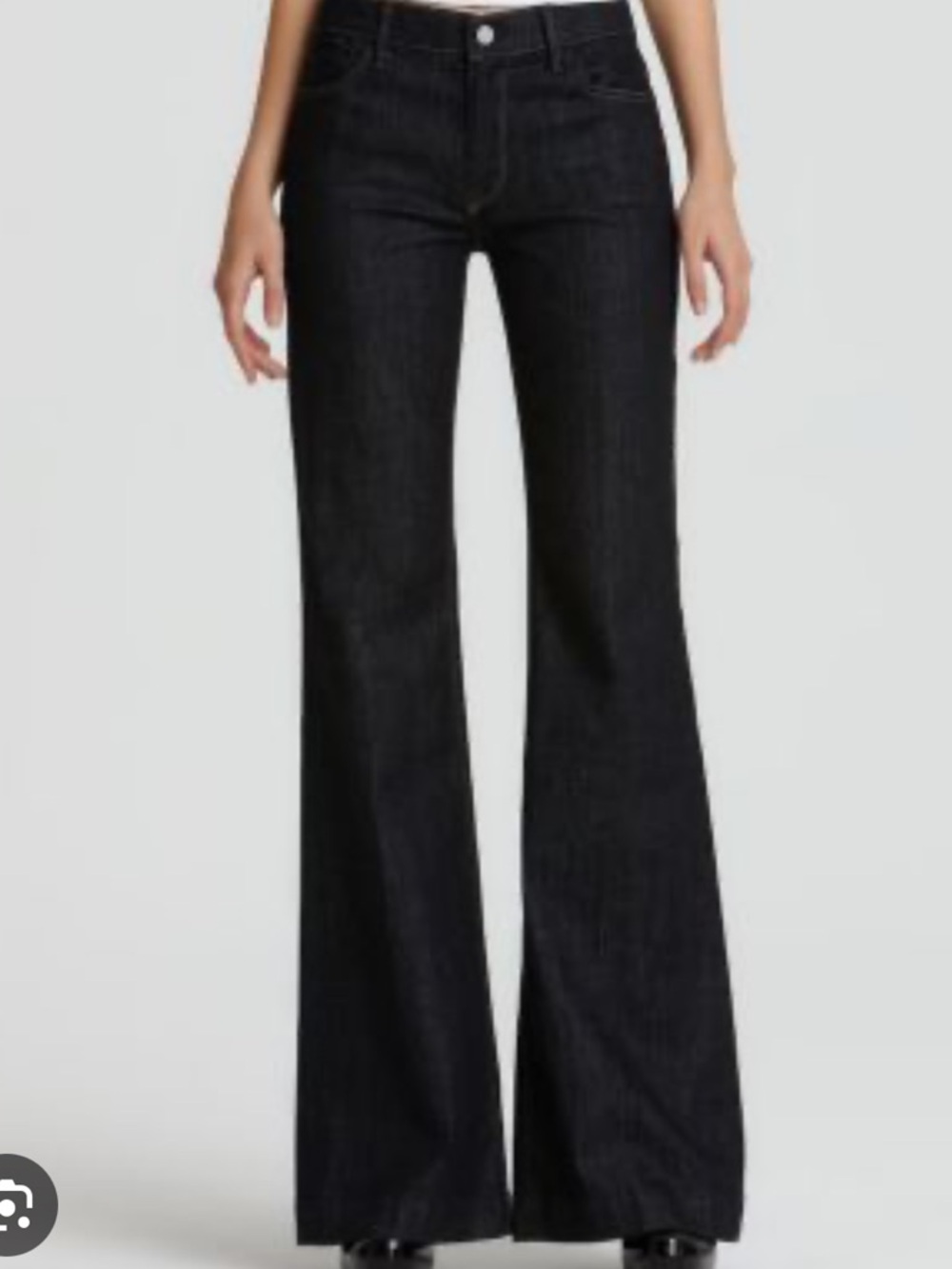 7 For All Mankind Dark Indigo Flare Jeans